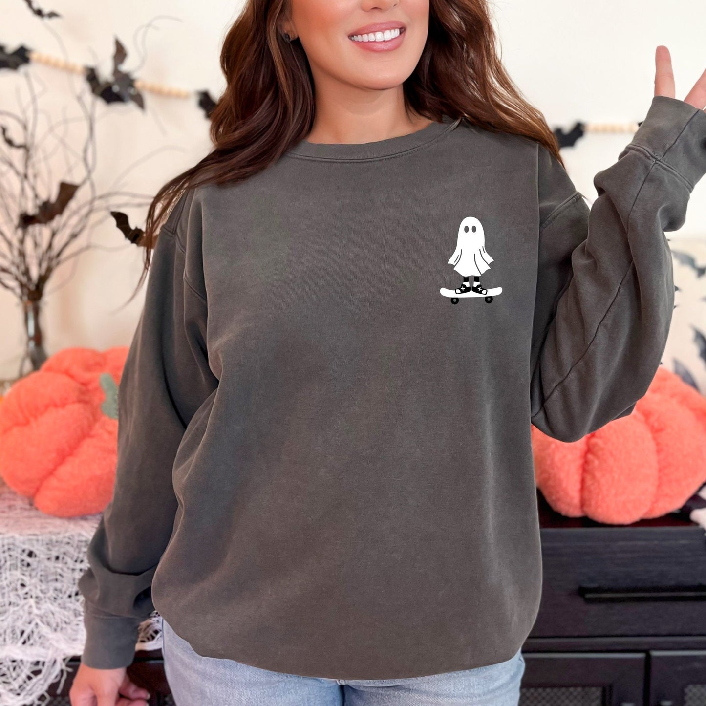 Sk8r Ghost Long Sleeve Tee