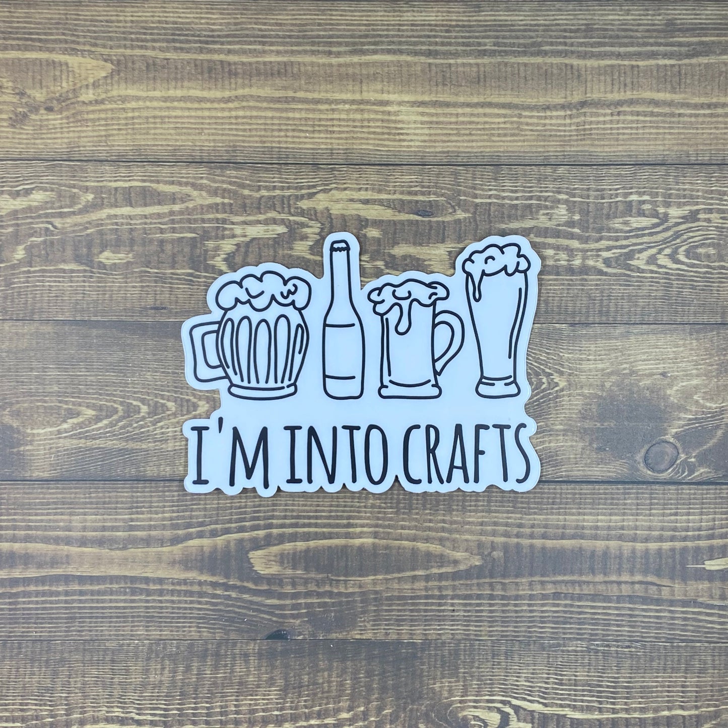 Into Crafts Bumper Sticker