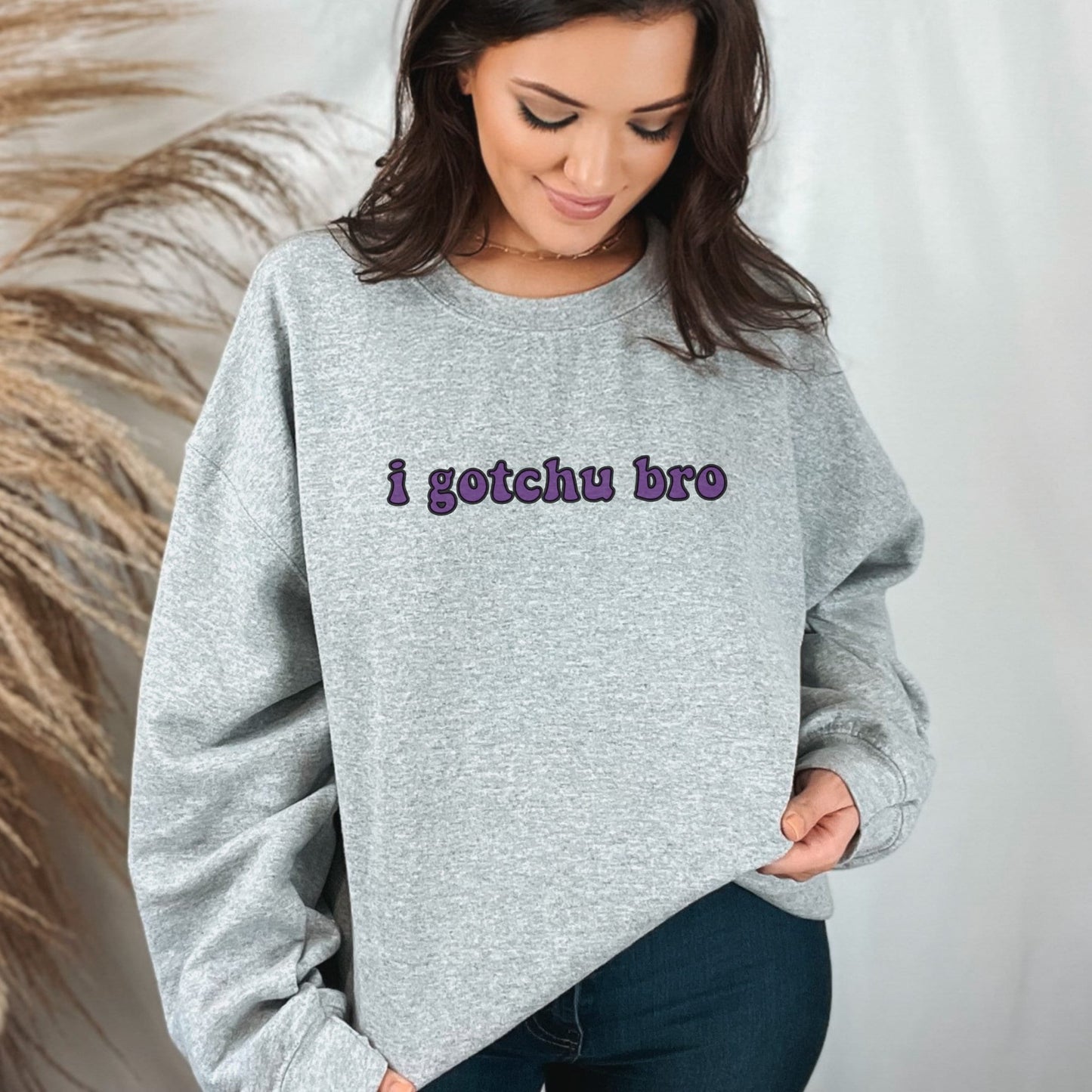 Groovy Throwback Logo Crew Neck